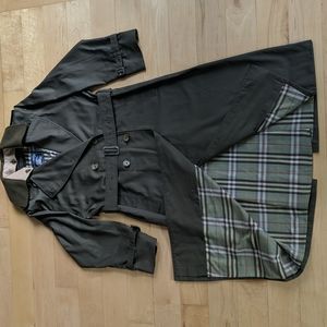 Authentic Vintage Burberry Trench in Army Green
